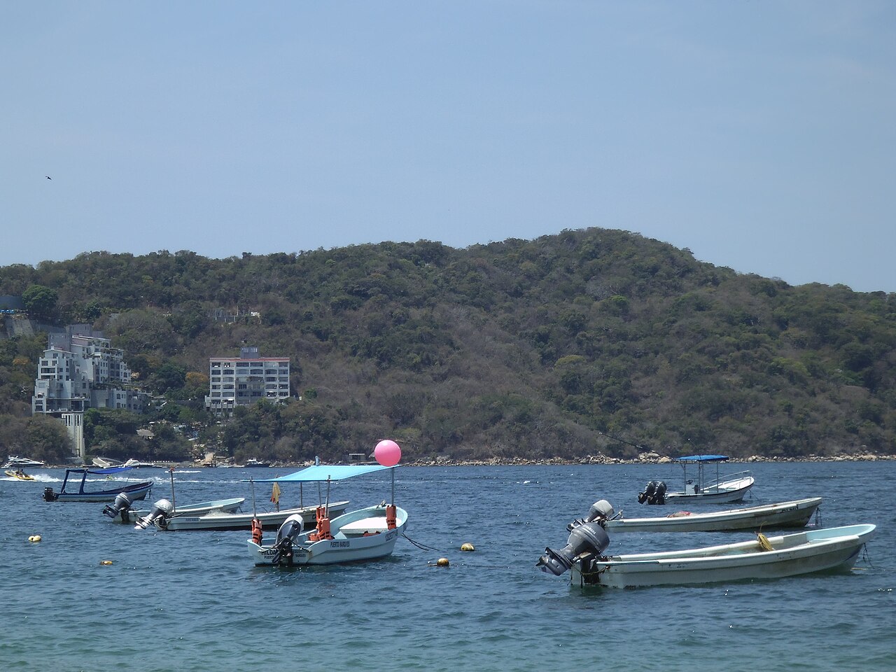 Bahía de Puerto Marqués en Acapulco, Guerrero